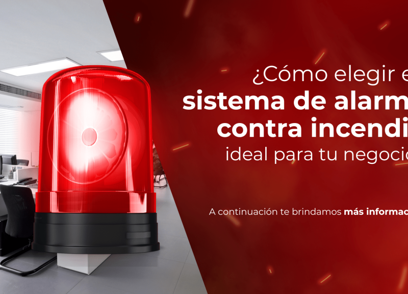 ¿Cómo elegir el sistema de alarma contra incendio ideal para tu negocio?